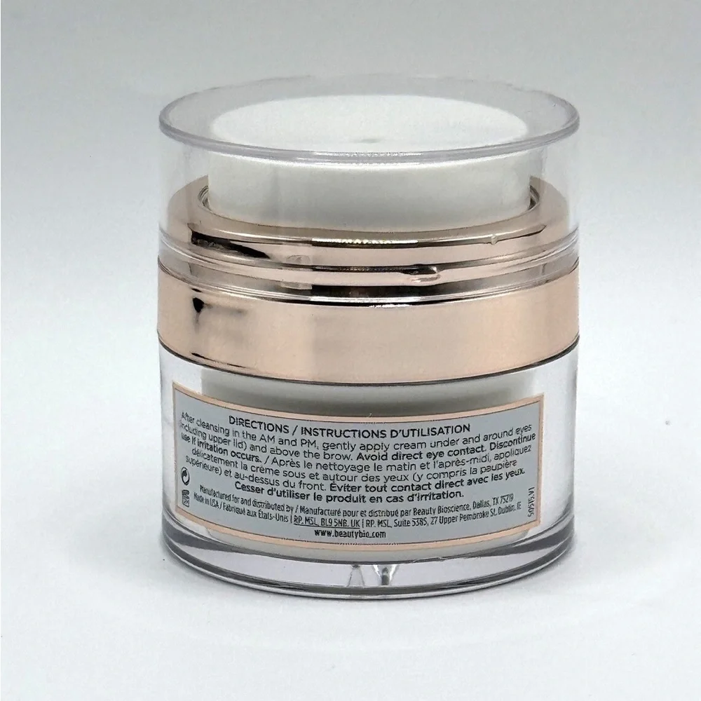 BEAUTYBIO “The Beholder” Lid-Lifting Eye Cream Tightening & Brightening 0.5oz 🎀